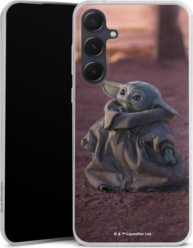DeinDesign Slim Hülle für Samsung Galaxy A55 5G Silikon Case Ultra Dünn Handyhülle Star Wars Baby Yoda The Child