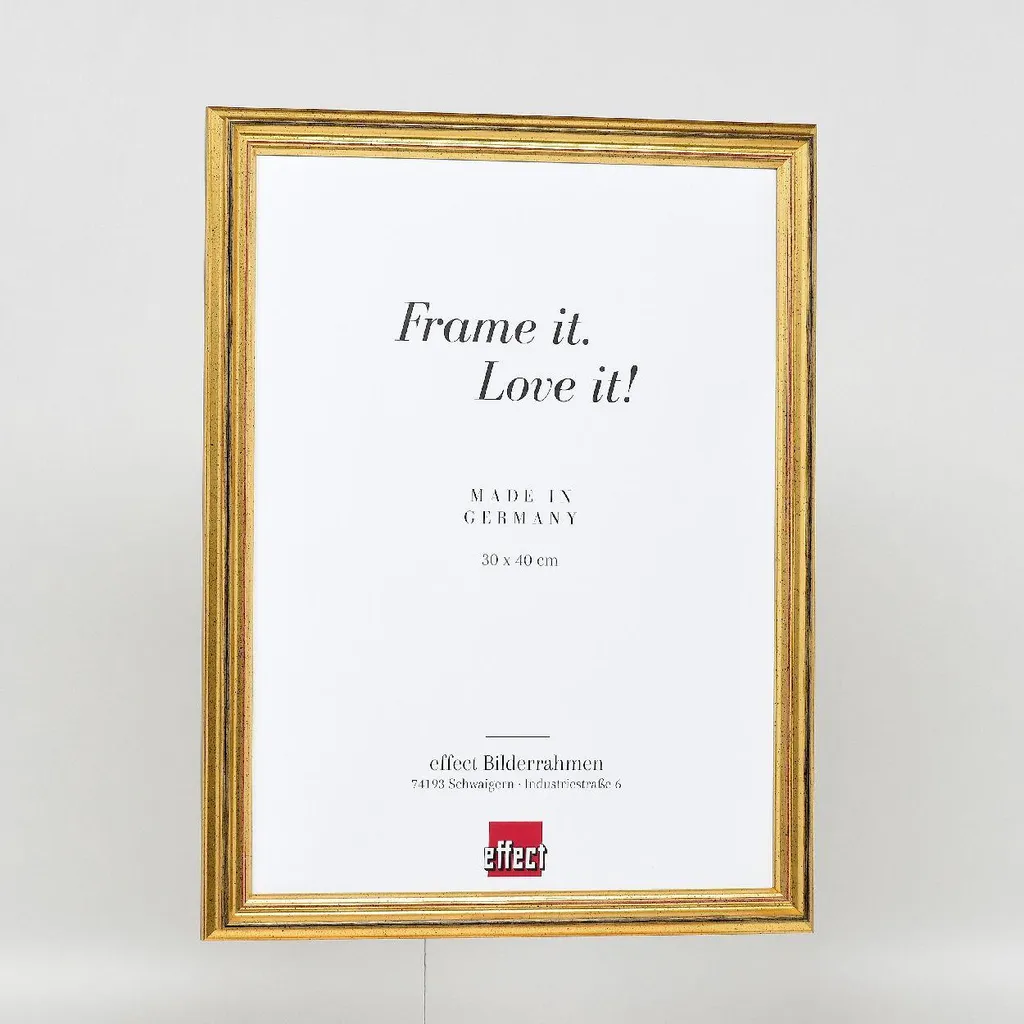 Cornice d'Arte Oro 20x20 Profilo 44 - Effetto Specchio da Parete - 4