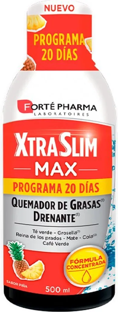 Draineur Minceur Forté Pharma Xtraslim Max 500ml pour Affiner la Taille