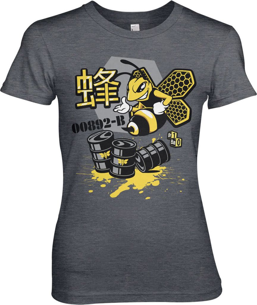 Breaking Bad Meth Bee 00892-B Girly Tee - XX-Large - DarkHeather