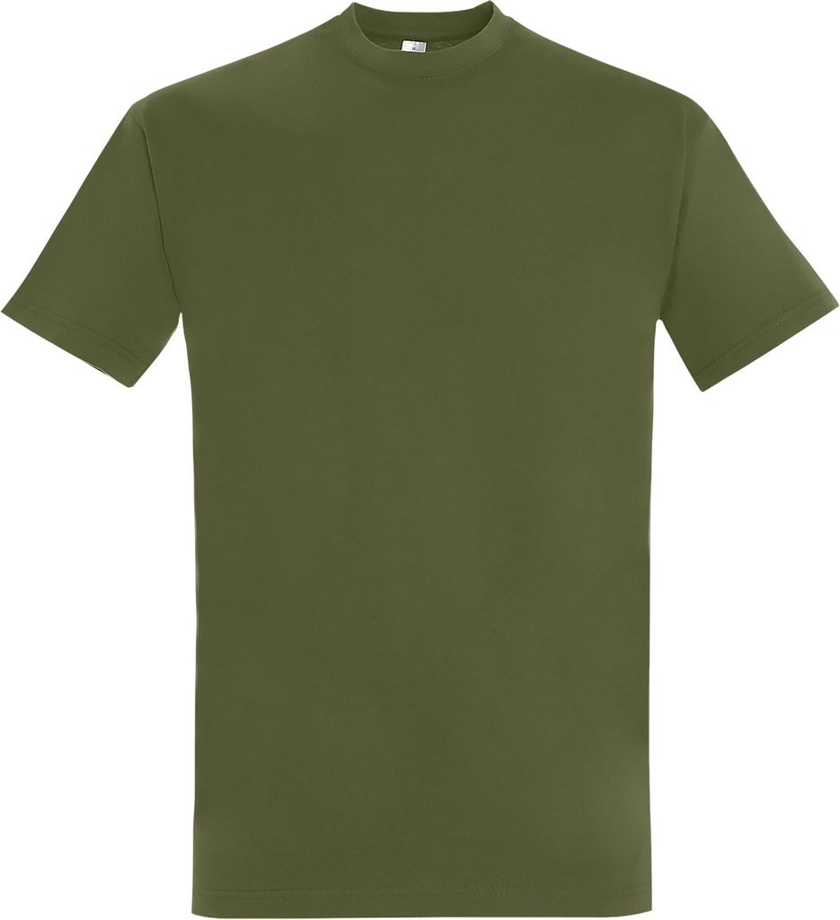 SOLS Imperial Herren T-Shirt, Kurzarm PC290 (3XL) (Dunkles Khaki)