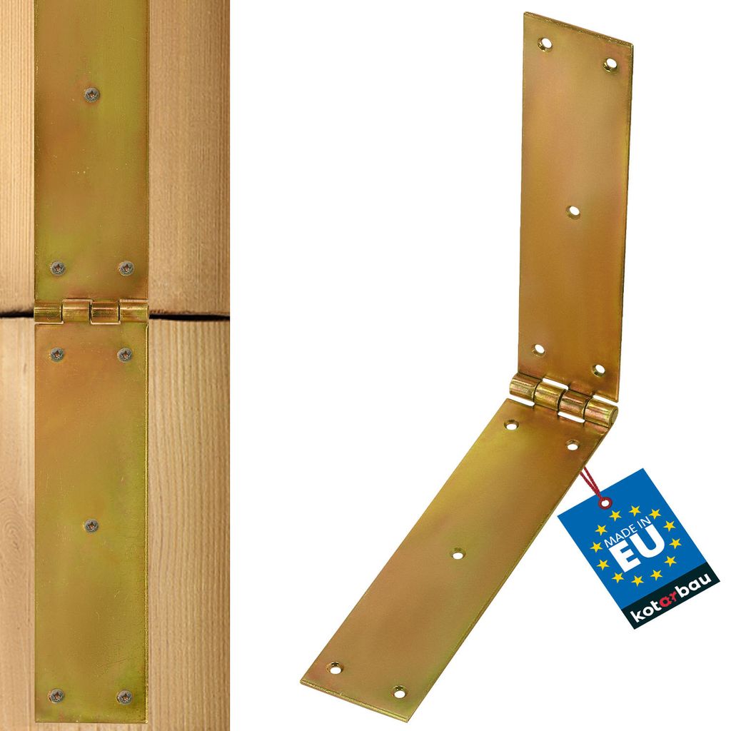 KOTARBAU® Kistenband 400 x 50 mm Scharnier Gerollte Produktbild 