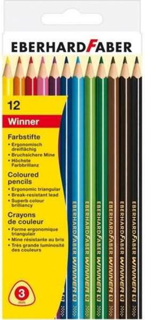 Eberhard Faber 511412 - Farebné ceruzky Winner, Obrázok produktu 
