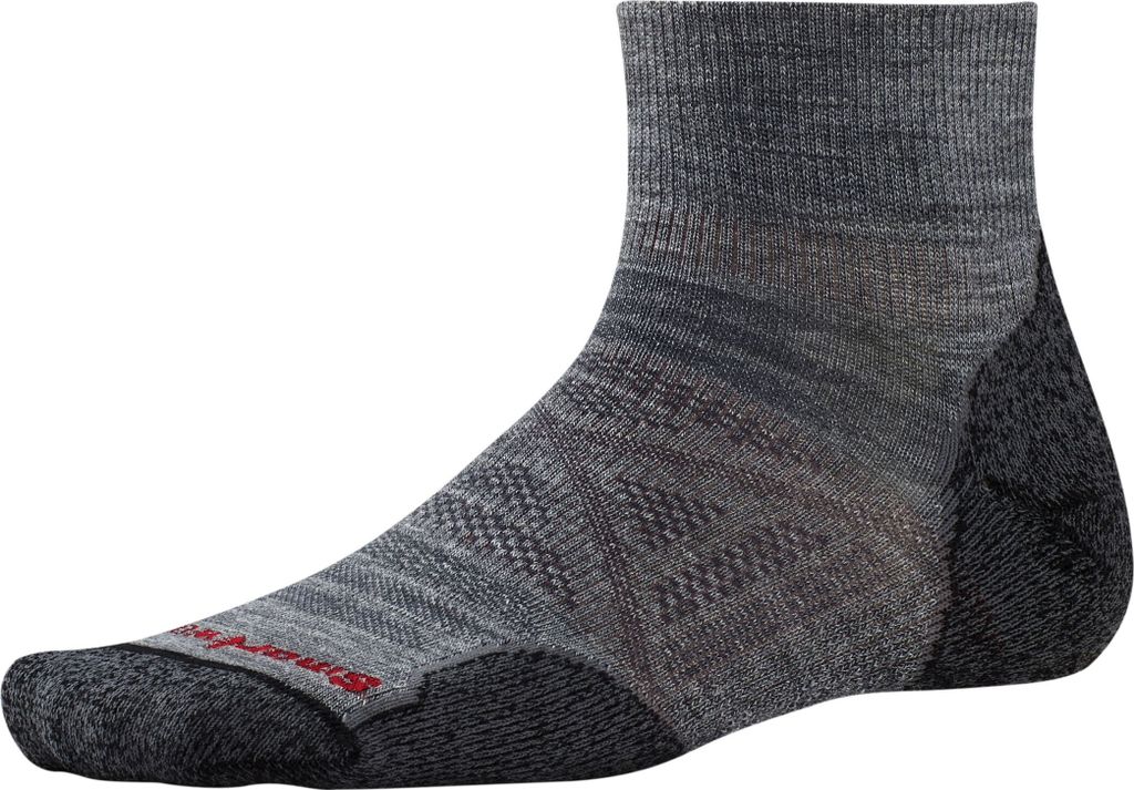 Smartwool PhD Outdoor Light Mini medium gray Wandersocken L (EU 42 - EU 45)