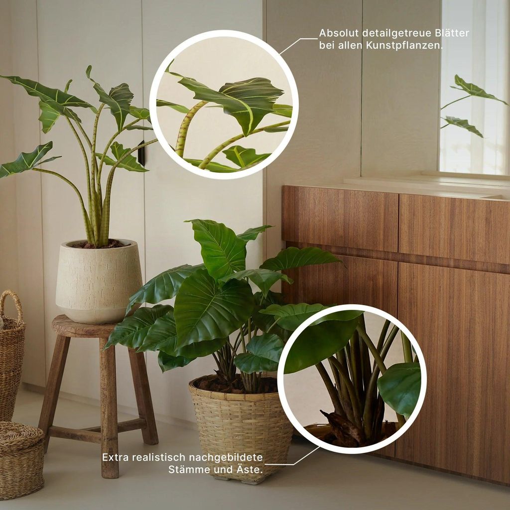 Emerald Kunstpflanze Bonsai Ficus Grn 47 cm 420006