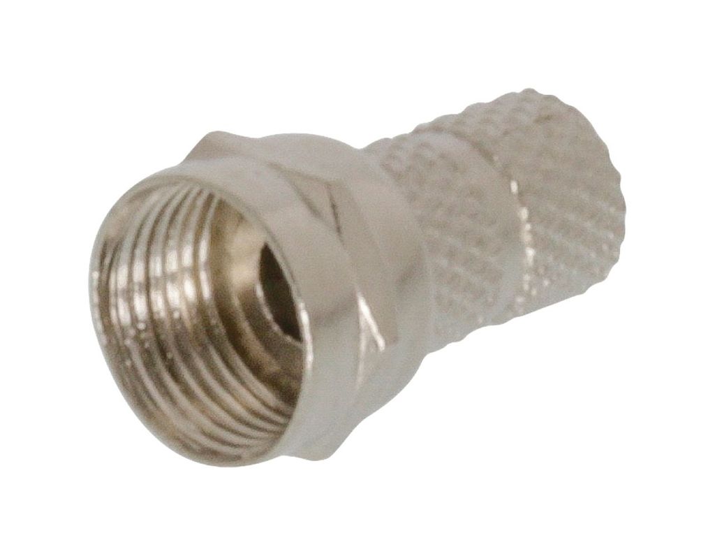 Valueline F-Stecker 5.5 mm Male Silber NE26422