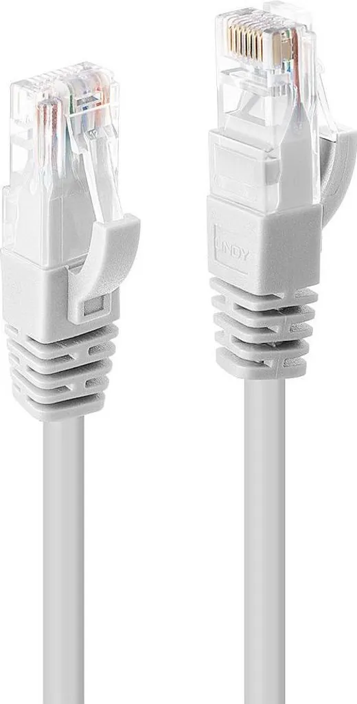 Cavo Ethernet 20 Metri Bianco Lindy 48099 CAT 6 - Design Pulito