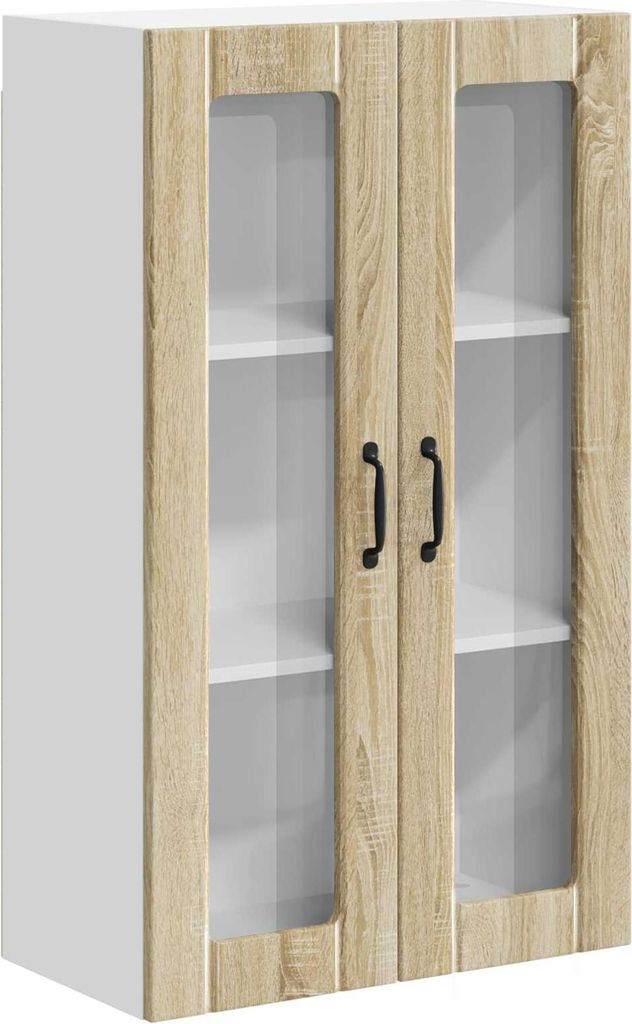 Küchenwandschrank mit Tür Lucca Sonoma-Eiche 60 x 31 x 100 cm