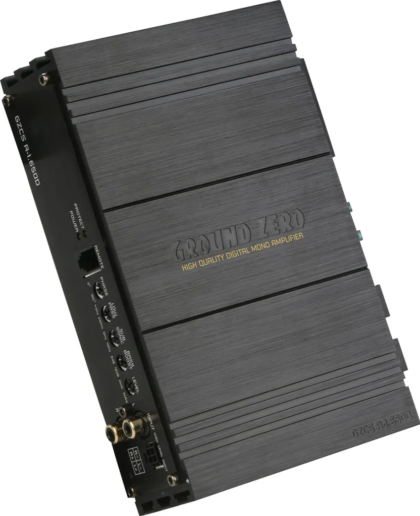 Ampli Classe D Ground Zero GZCS A-1.650D : Puissance et Format Compact