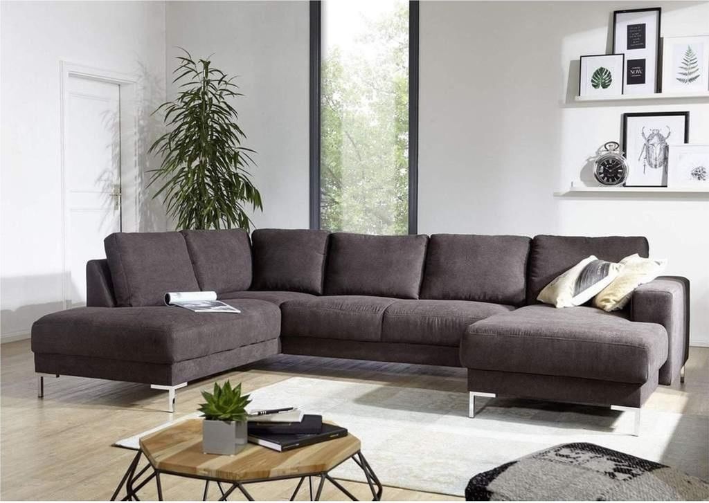 Wohnlandschaft Ecksofa U-Form Couch Sitz Polster Set Garnitur Modern Sofa Neu