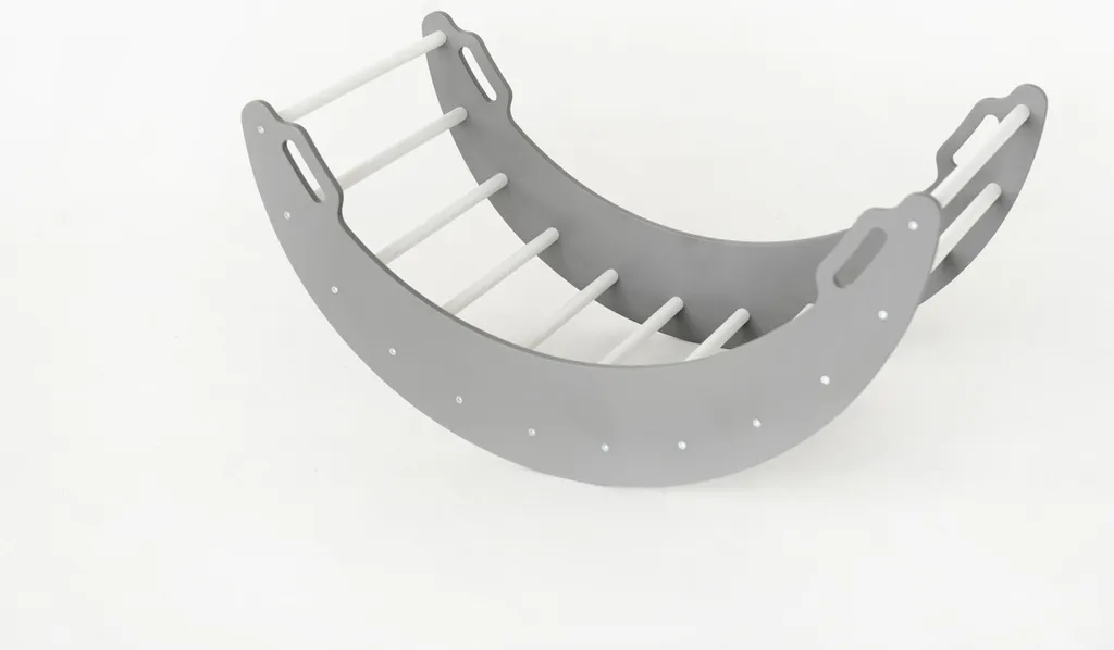 Espace de jeu modulable Moon Plus, structure en mousse blanche et grise - 7