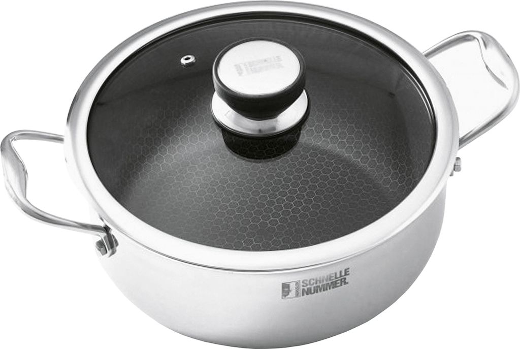 HSN Kochtopf Edelstahl 5,0l 24cm Produktbild 