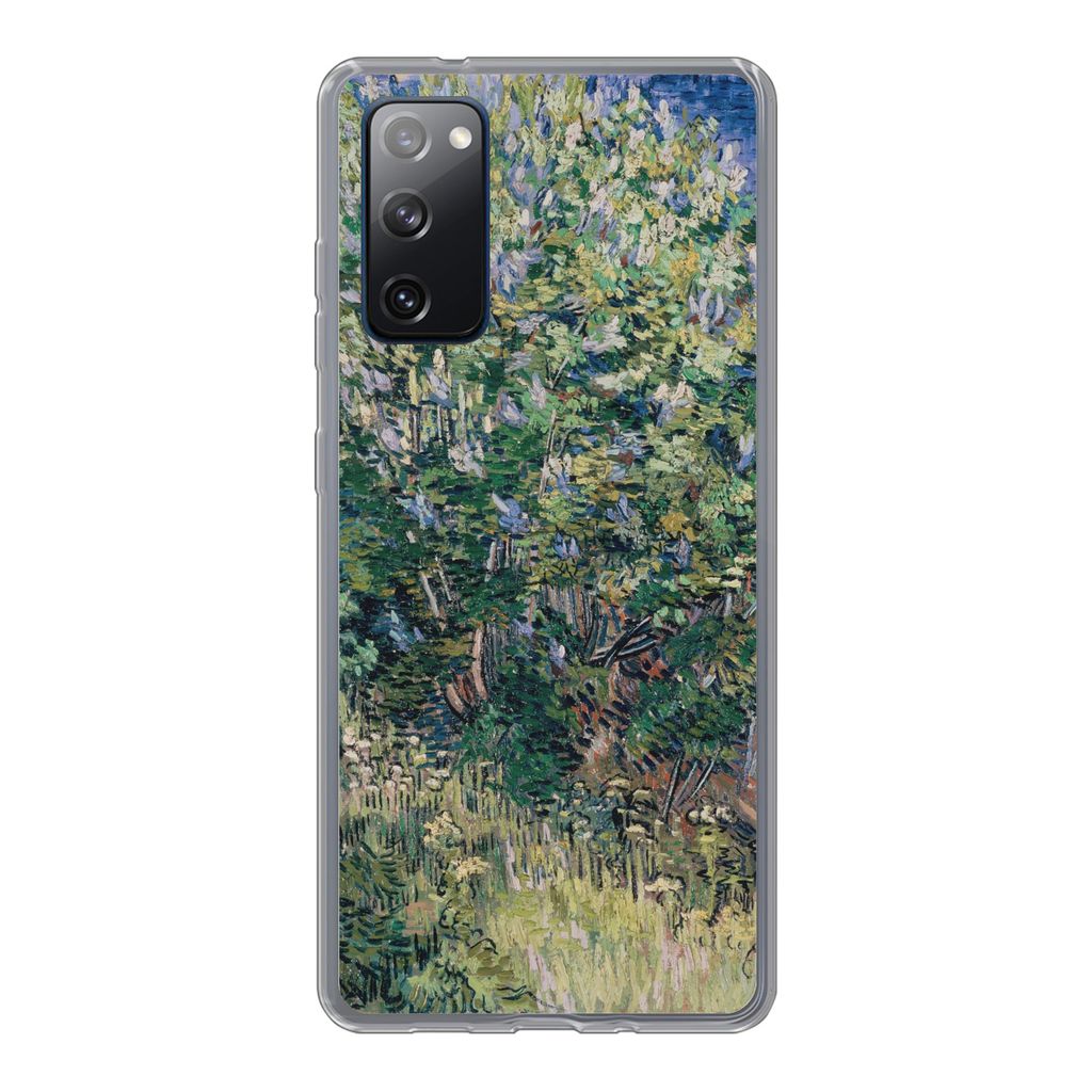 MuchoWow Handyhülle Schutzhülle Hülle für Samsung Galaxy S20 FE Fliederbusch - Vincent van Gogh Silikon Softcase Handy Hülle - Abdeckung