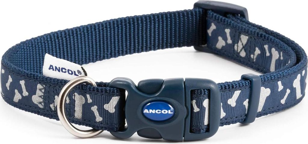 Reflektierendes Halsband für Hunde - Verstellbar und Wasserdicht, 30-50 cm