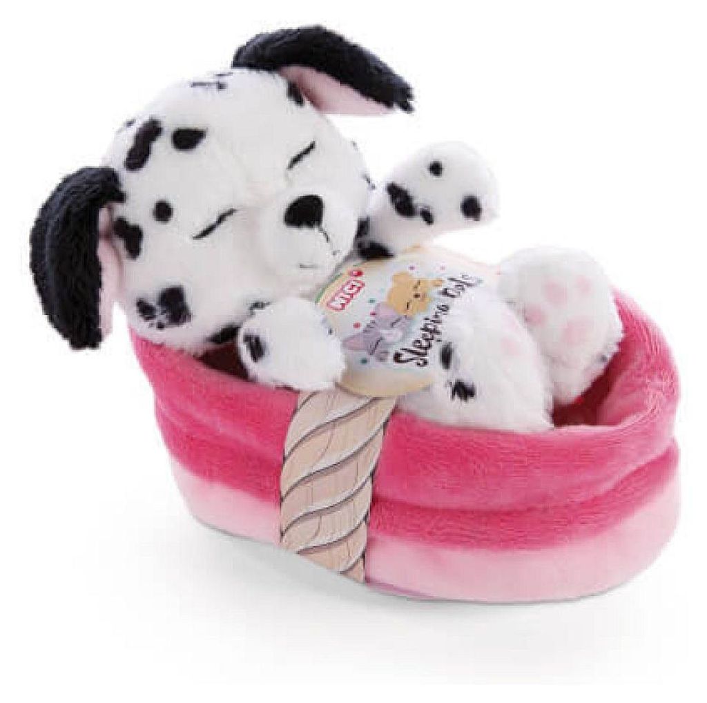 NICI Peluche animale addormentato - Dalmata - 12 cm Immagine del prodotto 