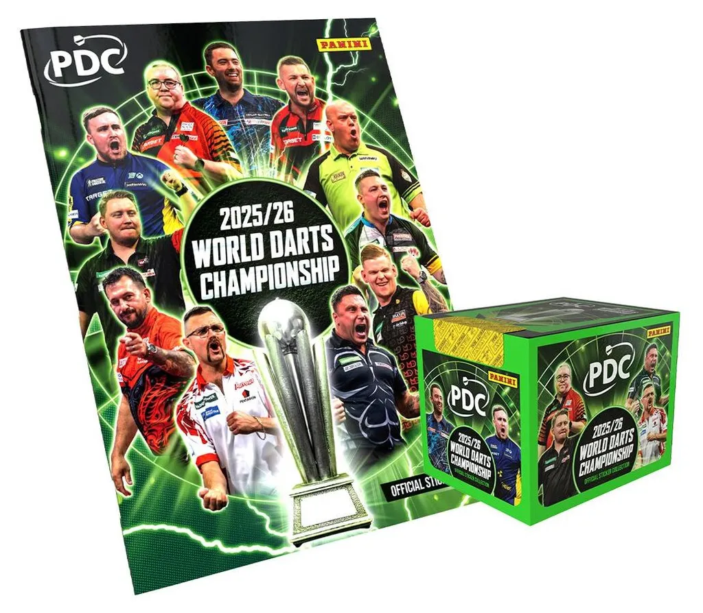 Coffret Collection PDC 2026 : Album et 36 Sachets de Stickers Officiels
