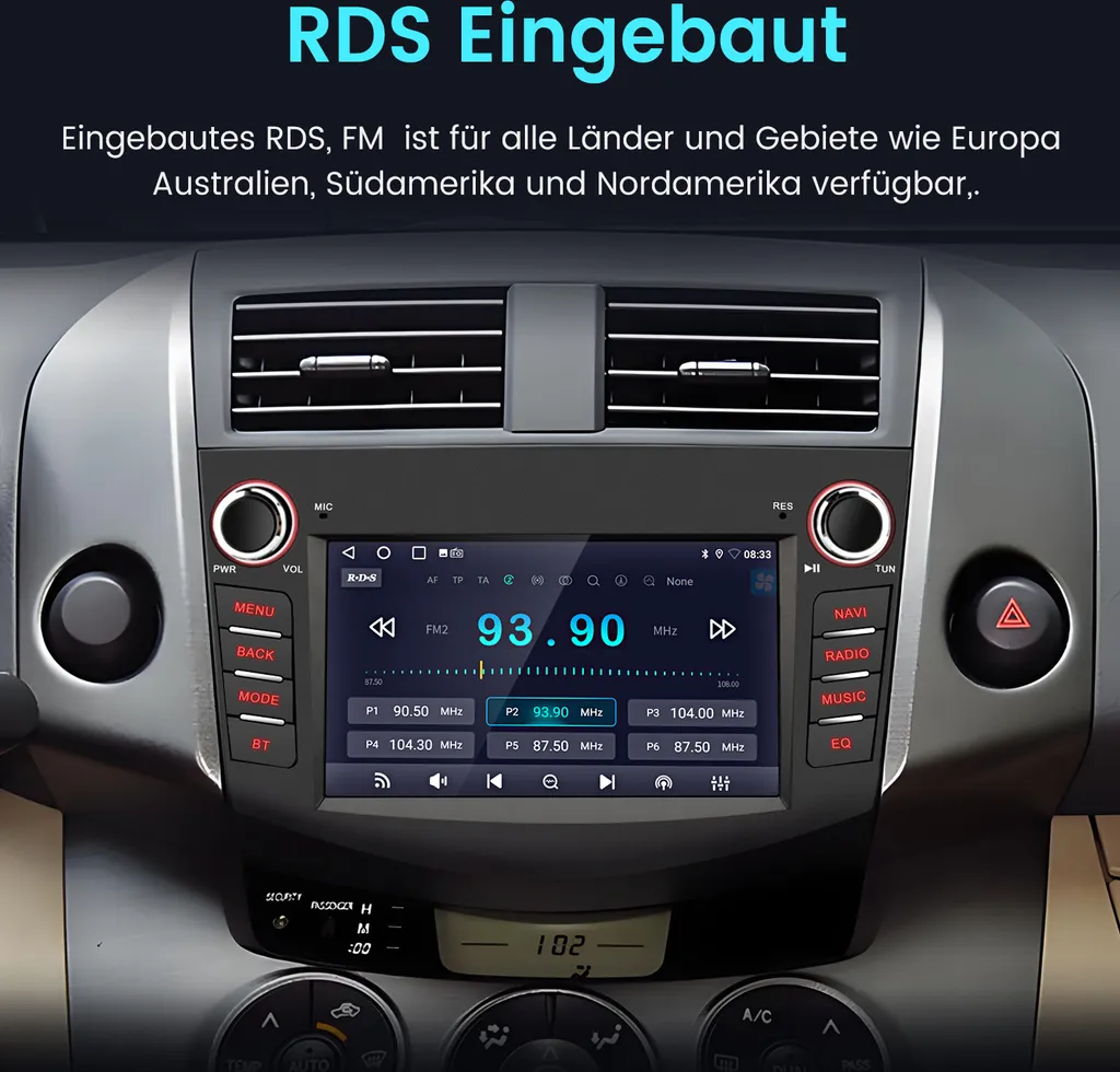 Autoradio Multimedia RAV4 2006-2012 | Android 15 GPS Bluetooth WIFI - 8
