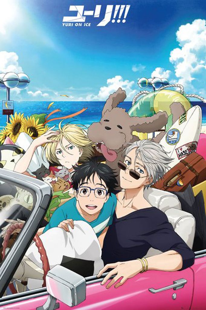 Empireposter Yuri On Ice TV-Serie Poster, Motiv Car, NEU, 61x91,5 cm
