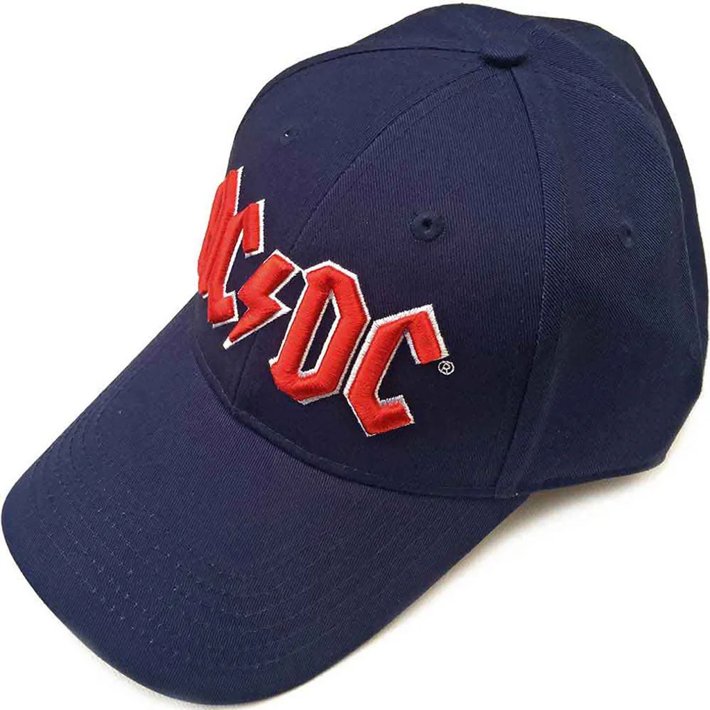 AC/DC Cappello Originale Logo Rosso - Abbigliamento Band Hard Rock