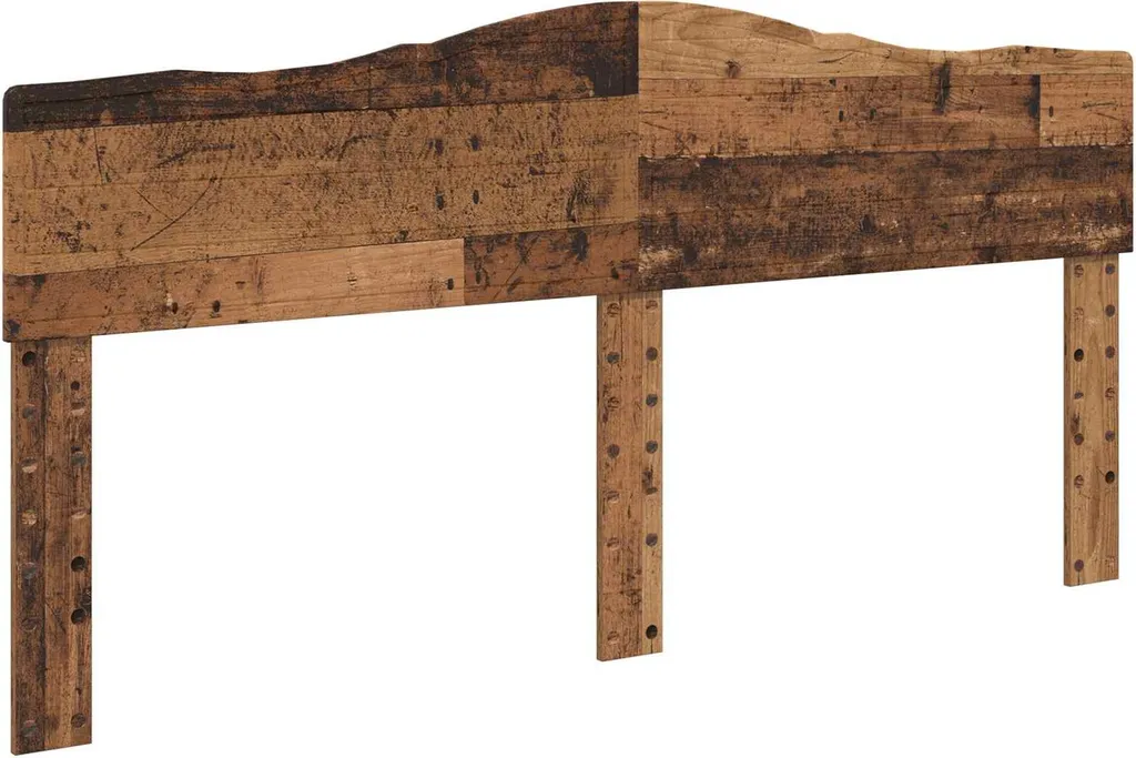 Testiera 200 cm Legno Antico Naturale - Stile Etnico e Benessere