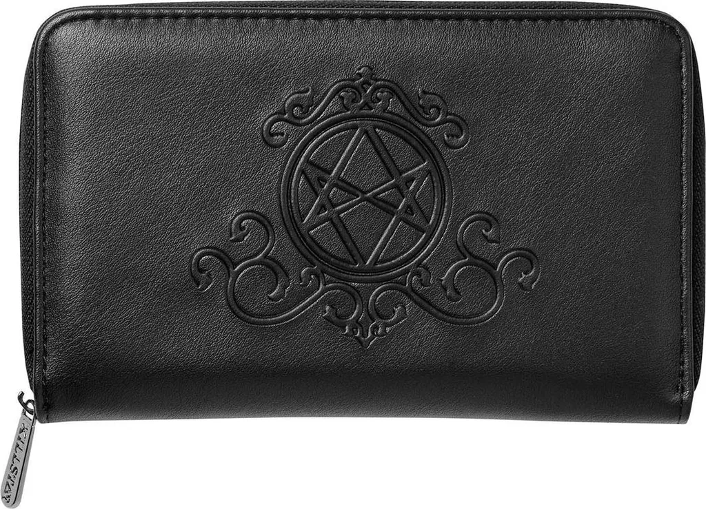 Grand Portefeuille Gothique en Simili Cuir Killstar Spellcaster Chic