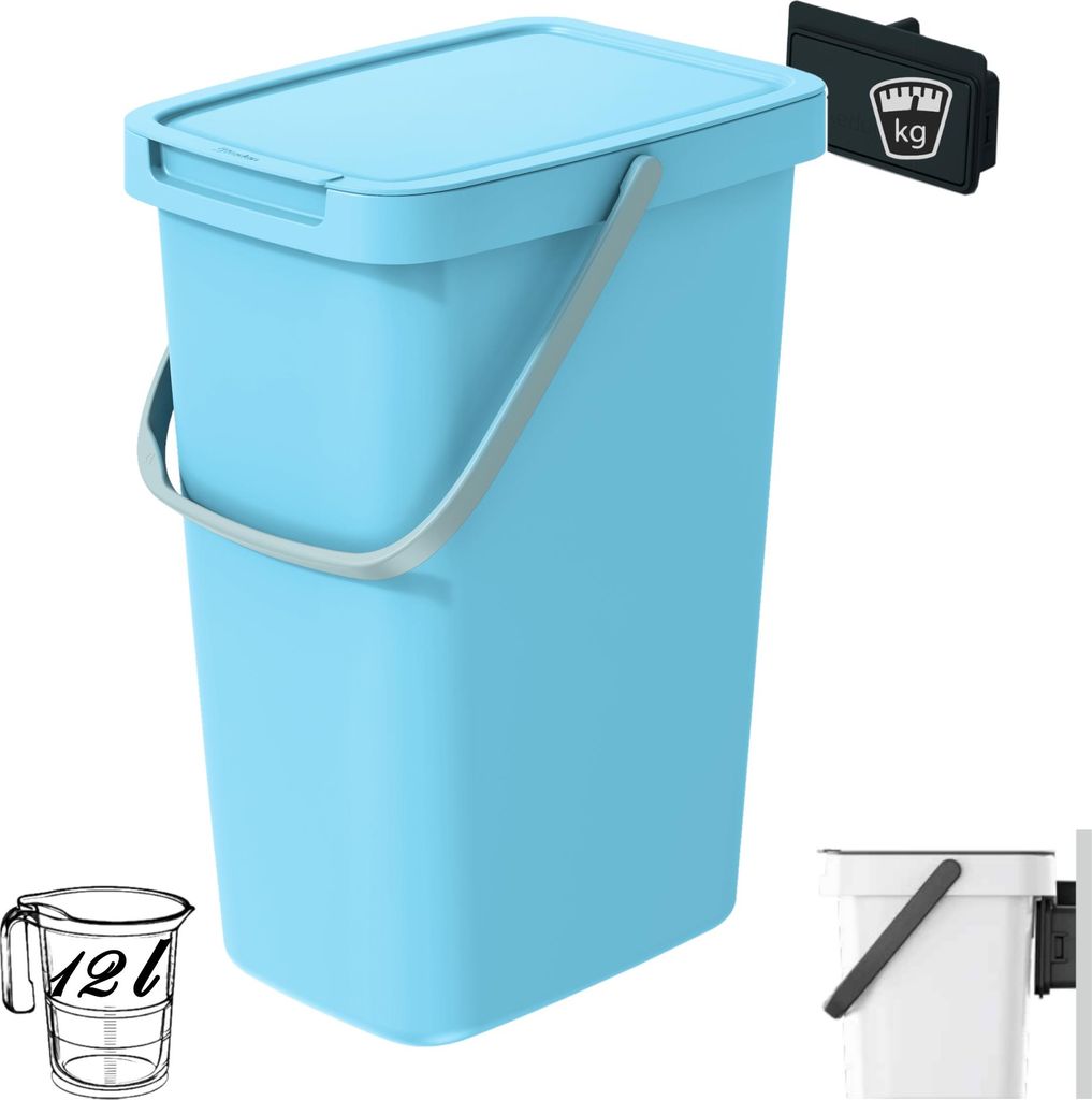 SYSTEMA Q COLLECT NHW12 Korb - hellblau Produktbild 