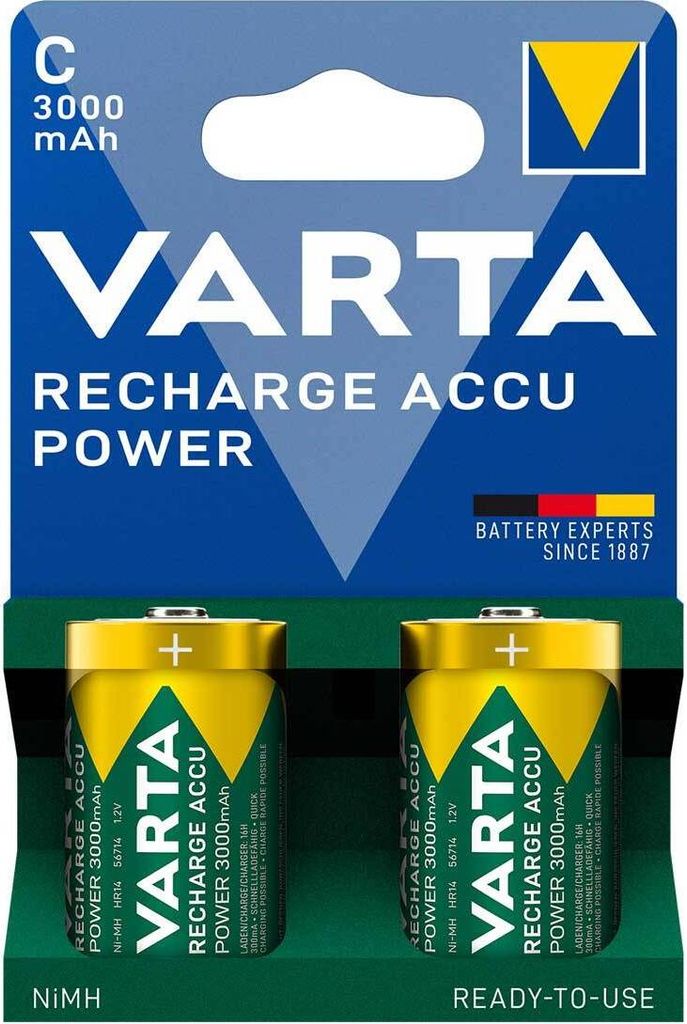 VARTA NiMh Akku 2 x Baby 3,0 Ah Blister Obrázok produktu 31