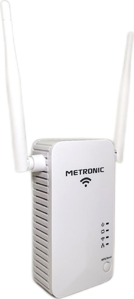 METRONIC 495432 WiFi Repeater 300 Mbps weiß