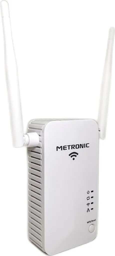 Extension WiFi METRONIC 495432 blanc 300 Mbps pour bureau et télétravail