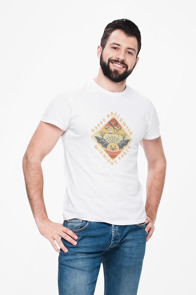 D&B Uni Polo ST00250 Halloween Weiß-Größe 5XL