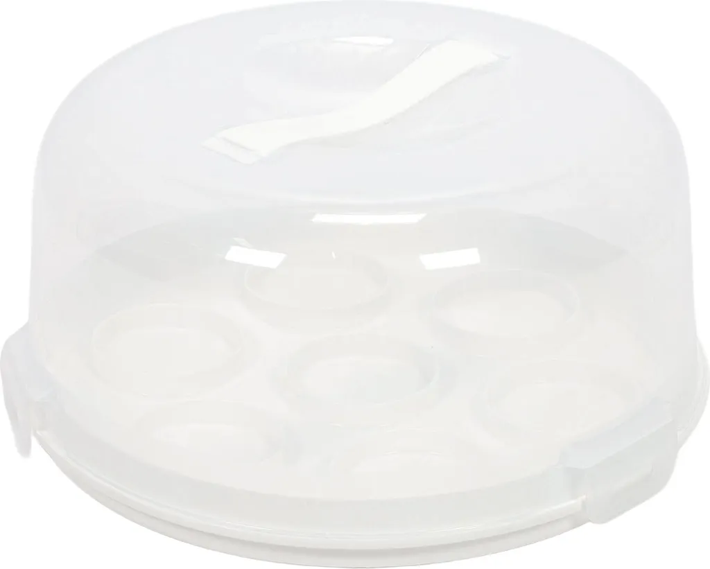 Contenitore Professionale per Trasporto Dolci Ø 25 cm Bianco
