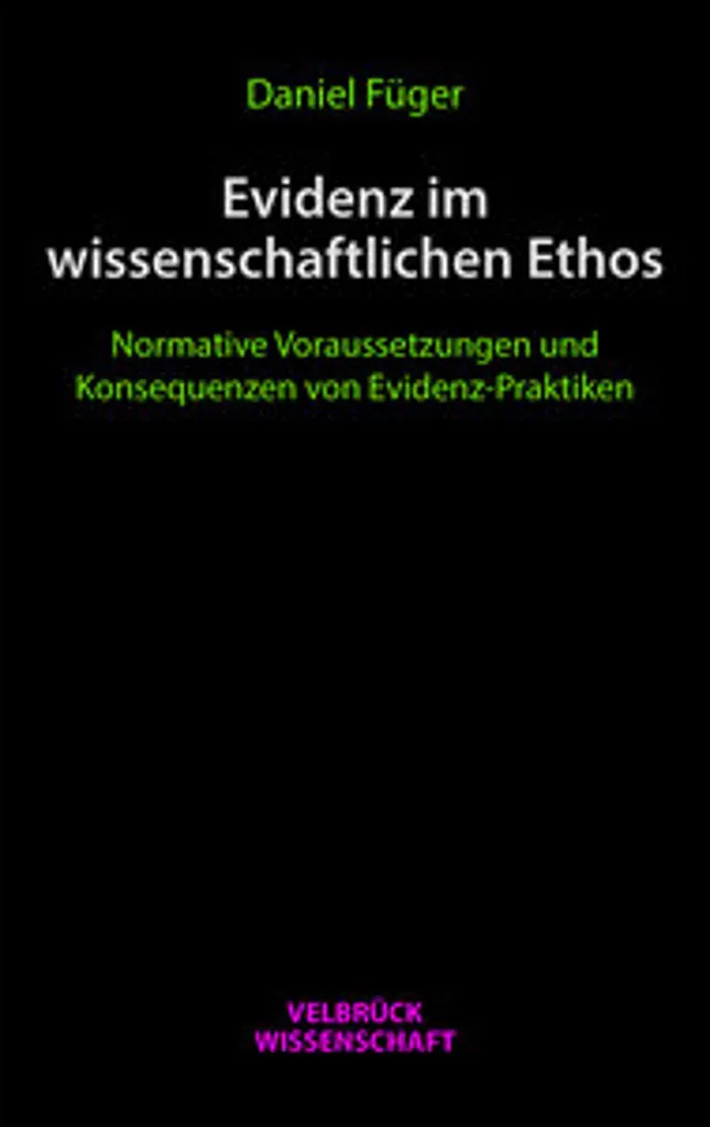 Ethos Scientifique et Preuve - Livre Académique Evidenz im Ethos 2024