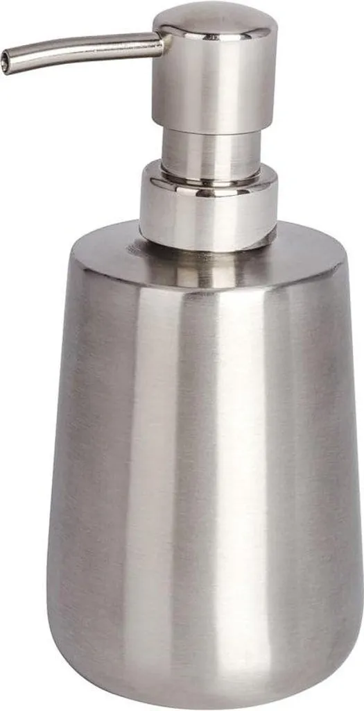 Distributeur de savon liquide en inox satiné 0,42 L pour évier de cuisine