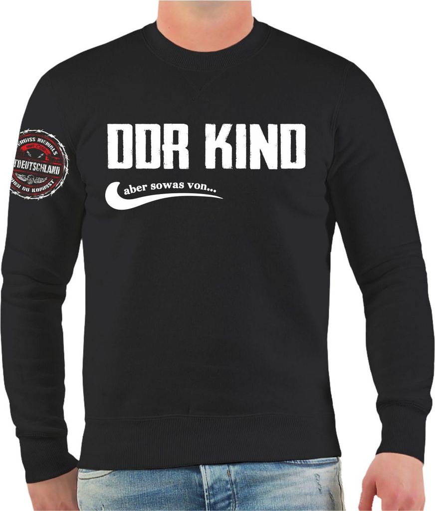 Herren Sweatshirt DDR Kind aber sowas von