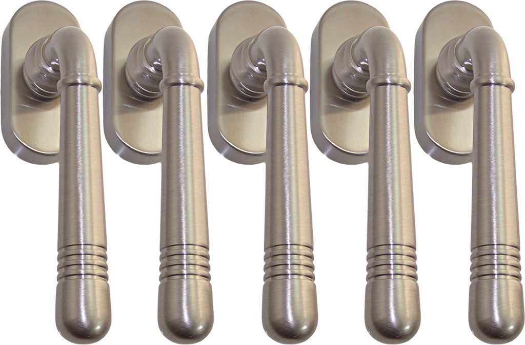Massiv Messing Fenstergriff Set 5 x FG Helena Prime 0950 Produktbild 