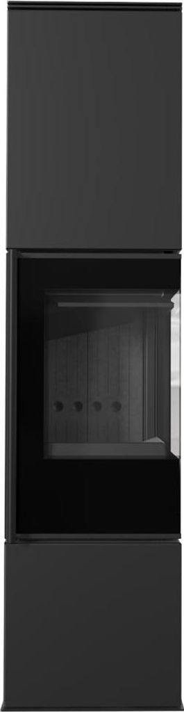 Kaminofen aus Stahl KRATKI REN/L rechts Ø 150 7 kW schwarz Produktbild 