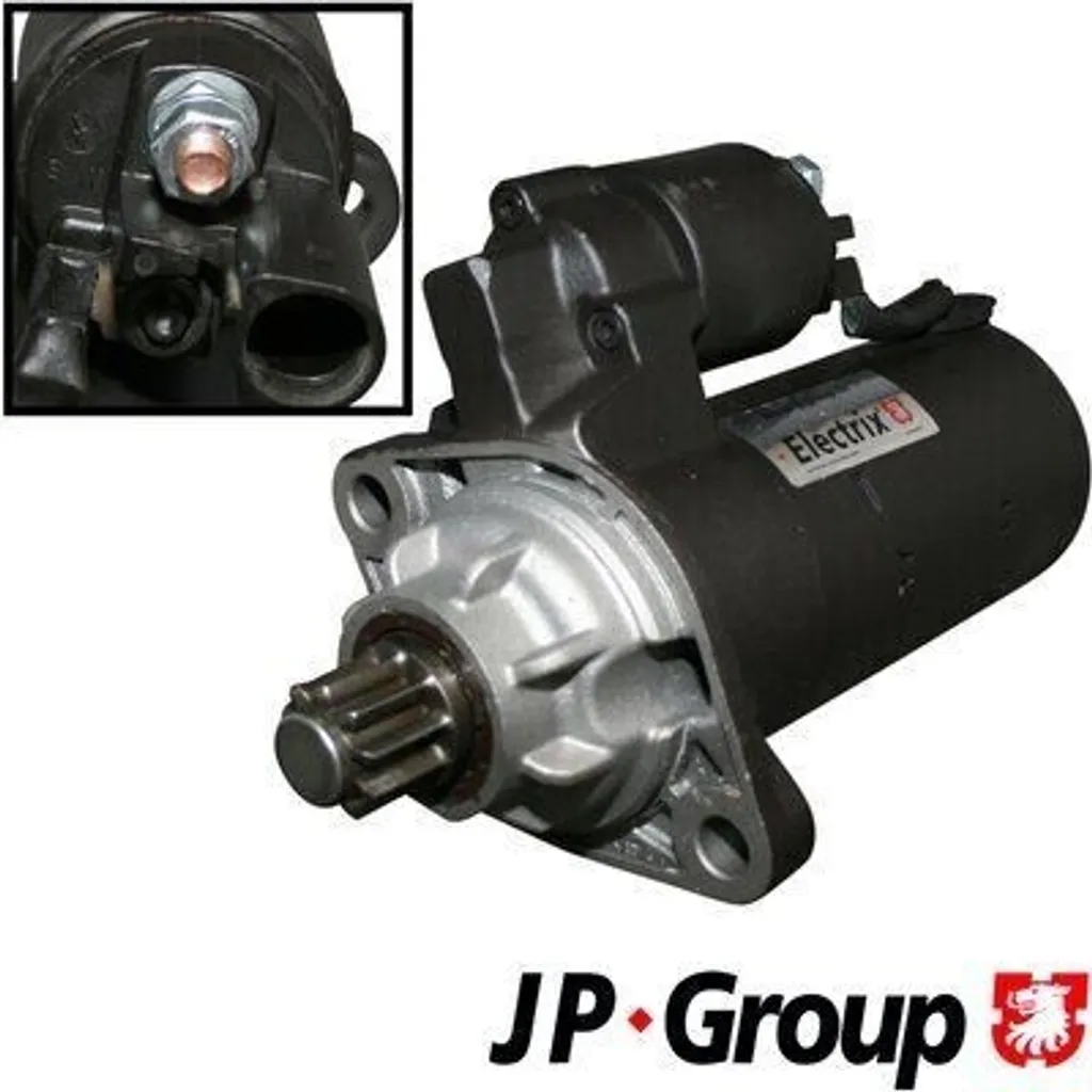 Démarreur JP GROUP 1190304600 pour VW T5 remplace OE 02M911023Q