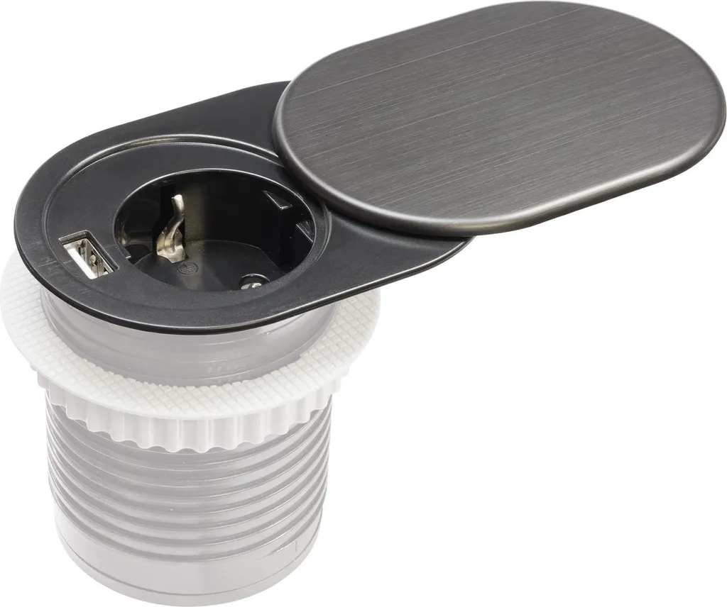 Presa da Incasso Mobili con USB-A e Schuko 230V | Soluzione Salvaspazio