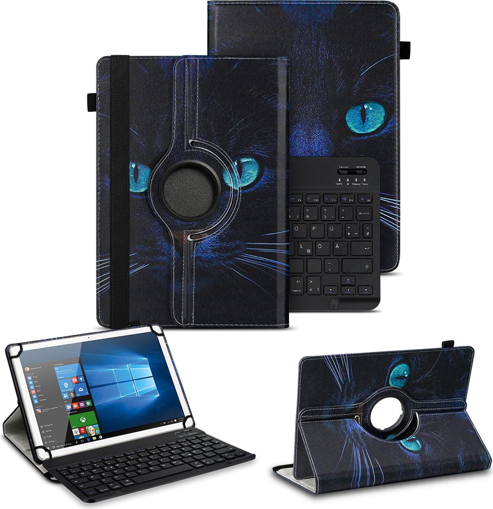 Schutzhülle Drehbar für DOOGEE T20 T20S T20E Hülle Tasche Bluetooth TastaturFarben:Motiv 3