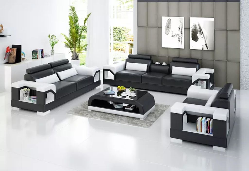 Sofagarnitur 321 Sitzer Set Design Sofa Couchen Couch Modern Luxus Neu Polster