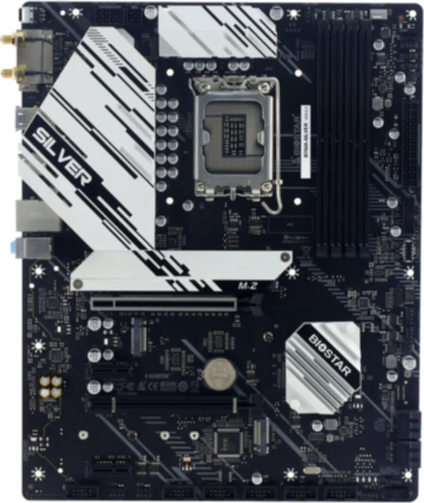 Carte mère PC fixe Biostar B760A-Silver pour le jeu et la création
