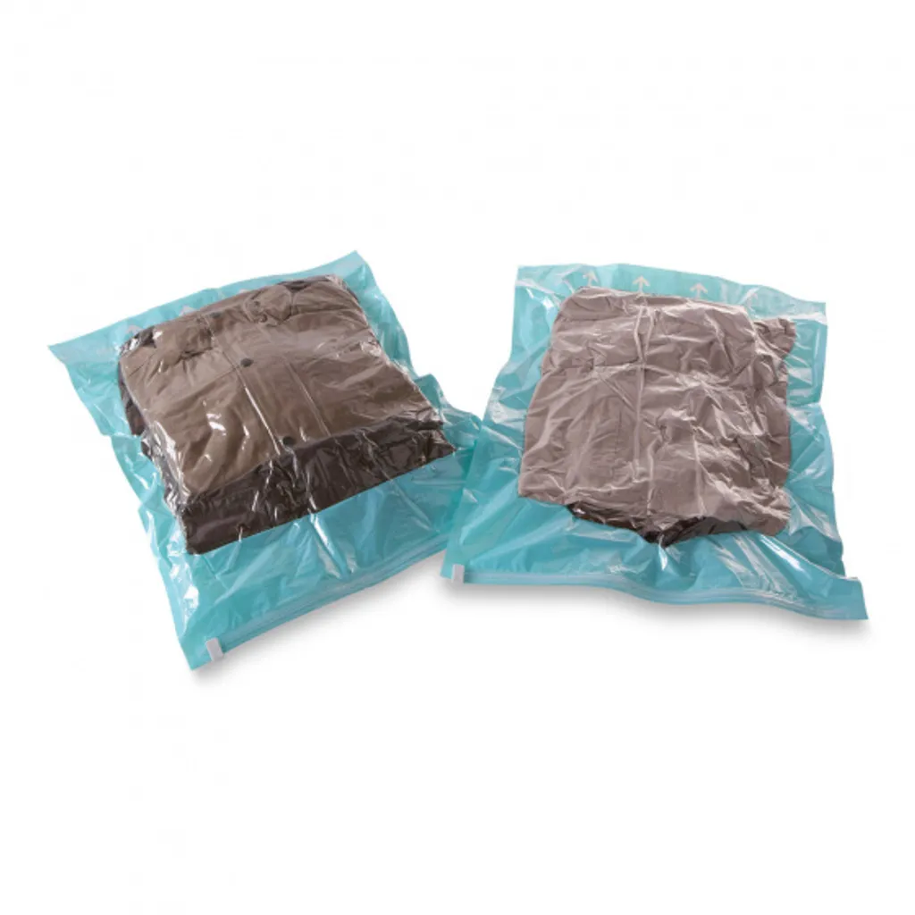 Storage Sottovuoto 55x70 cm Verde 2 Pezzi - Design e Protezione Nylon