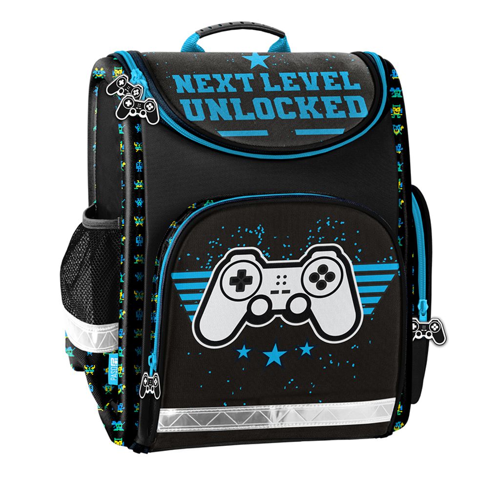 PIXEL GAME Schulranzen Rucksack Ranzen schulruckack fur Produktbild 