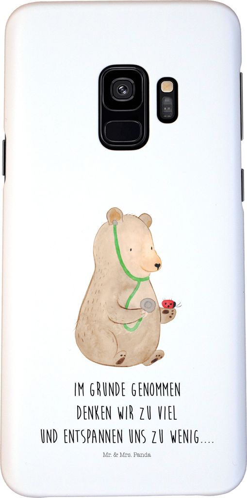 Mr. & Mrs. Panda Samsung Galaxy S9 Handyhülle Bär Arzt - Produktbild 