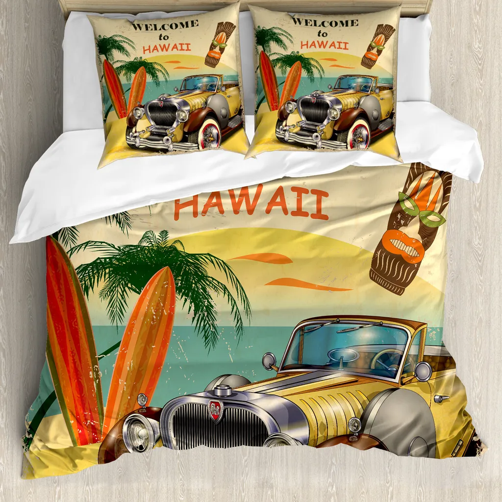 Copripiumino ABAKUHAUS Auto Palms Tribal: Un Sogno Tropicale Anallergico