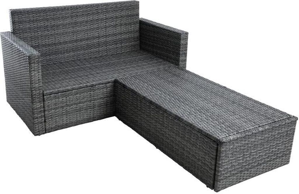 Gartenmöbel Polyrattan Sitzgruppe Lounge Gartensofa Produktbild 2