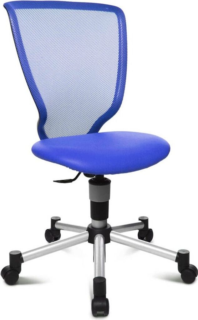 Topstar Kinderdrehstuhl Titan Junior, 71487 S18 blau, silber Stoff