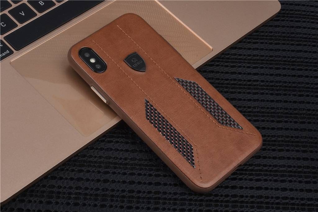 Backcover for iPhone X - Brown (8719273284209)