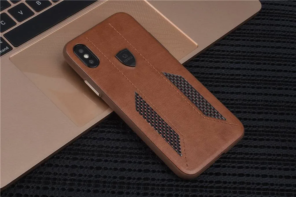 Custodia Protettiva Marrone iPhone X 8719273284209 - Alta Qualità