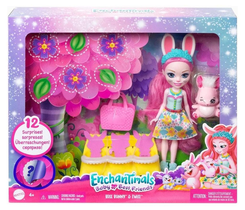 Mattel HLK85 - Enchantimals - Baby Best Friends - Puppe 12 Produktbild 